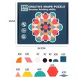 thumbnail image 1 of 180 piezas de juegos de rompecabezas de madera, juegos de geometría, rompecabezas, juguetes educativos clásicos para niños, 1 of 8