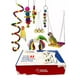 thumbnail image 1 of Kit de juguetes para aves Pets & Friends 7 piezas colgantes y masticables de Madera, 1 of 10