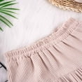 thumbnail image 5 of Hvobtty Girls' Leisure Sports Short Skirts, Toddler Half Skirts, Fashionable Children's Solid Color Skirt for Girl Summer Elastic Waist Casual and Comfortable Short Skirt Beige 5-6 Years, 5 of 5