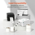 thumbnail image 3 of MUNBYN Thermal Label Printer with USB, 4x6 Shipping Label Printer for Home Shipping Small Business, Black & White, 3 of 11