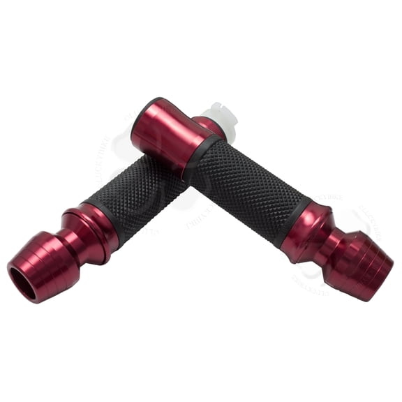 CNC Rambo Hand Grip 7/8" Red Universal Gel Handle Bar 22mm Left Right Front