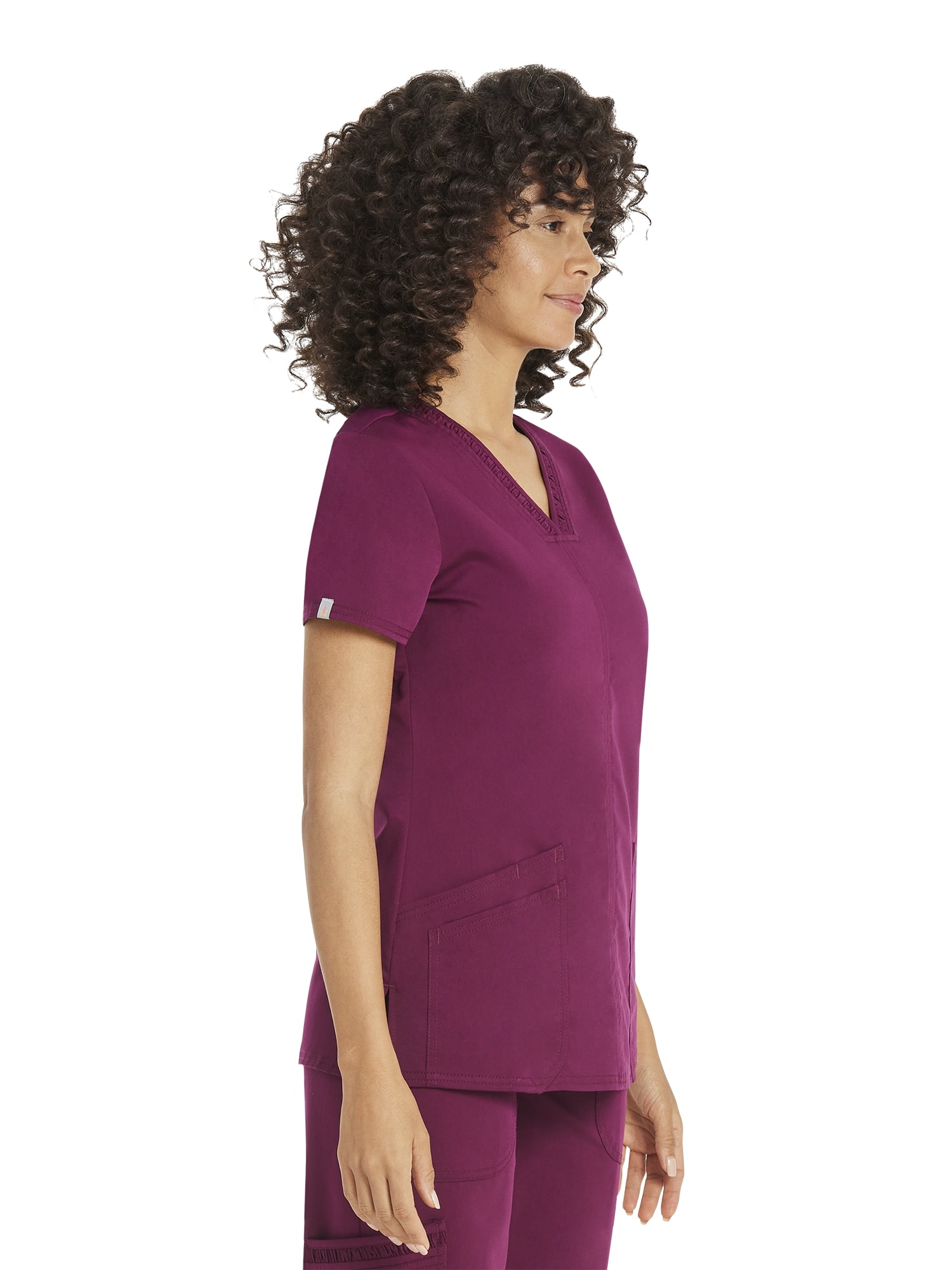 Scrubstar Women's Premium Ultimate Stretch V-Neck Scrub Top, Sizes XS-3XL