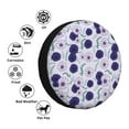 thumbnail image 4 of Sikiie Daisies Flowers PVC Leather Spare Tire Wheel Cover Spare Tire Cover, for Car Truck SUV Camper Trailer Universal Fit(14-17in)-15 inch, 4 of 6