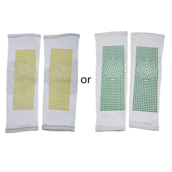 Women Long Knee Brace Pads Heating Thermal Warm Leg Warmers