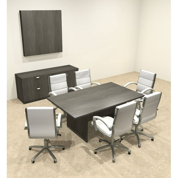 Modern Rectangular 6' Conference table, #OT-SUL-C20