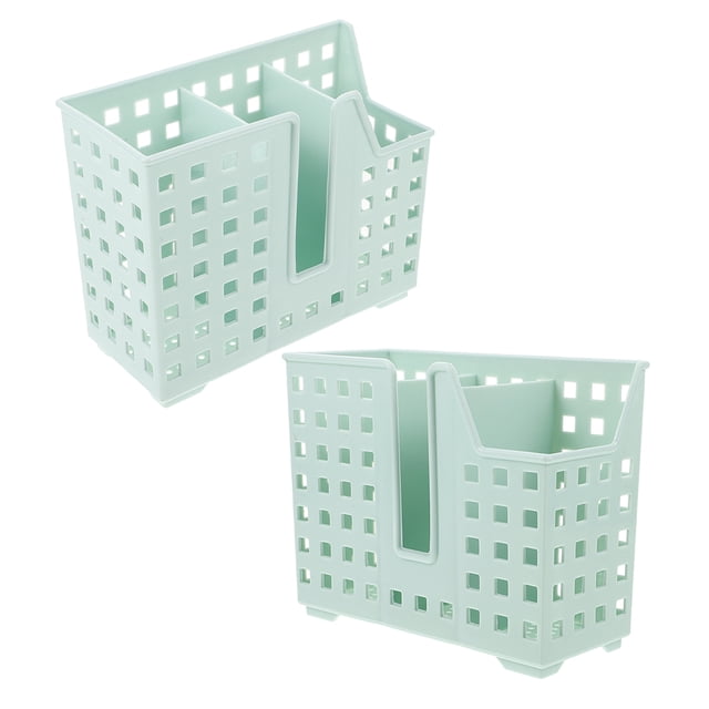 FOLOYORI 2Ud Cesta Drenante Para Lavavajillas Con Compartimentos Para Y Cubiertos Verde Claro