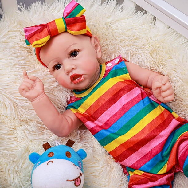 20"MultiStyle Full Silicone Body Doll,Lifelike Silicone Reborn Dolls