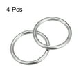 thumbnail image 3 of Unique Bargains 316 Acier Inoxydable Bague Ronde 40mm ID 5mm d'Épaisseur 4 Pack, 3 of 5