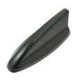 thumbnail image 1 of Coche Tiburón Aleta Antena Techo Antena Cubierta Adorno Decoración Fibra de carbono negra, 1 of 1