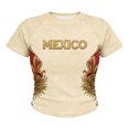 thumbnail image 6 of 2026 New Mexico Soccer Jersey Womens, Mexico National Team Graphic Style, Mexican Jersey Soccer T-Shirt, Crew Neck Short Sleeve Sport Tee for Travel and Everyday Wearing for Adult, 6 of 8