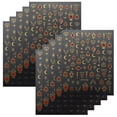 thumbnail image 1 of 10pcs Pop imitation Metal Star Moon 3D Back Glue Nail stickers Deco art Design nail art supplies - golden, 1 of 5