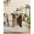 thumbnail image 3 of Tribesigns End Table for Living Room, 19.69-Inch Round Side Table for Small Spaces, 3 of 6