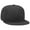 Black, variant on OTTO SNAP Wool Blend Twill Round Flat Visor 6 Panel Pro Style Snapback Hat - Purple