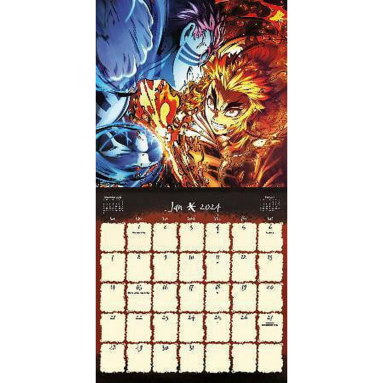  𝐃𝐞𝐦𝐨𝐧 𝐒𝐥𝐚𝐲𝐞𝐫 Calendar 2023: Anime-Manga