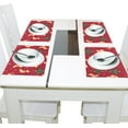 thumbnail image 4 of Christmas Trees Socks 12×18 inch Placemats Heat Resistant Washable Foldable Rectangular Placemats Set Decoration Indoor Outdoor for Kitchen Dining Table 1PC, 4 of 8
