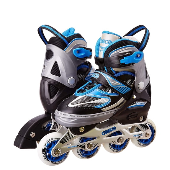 Cosco Sprint Roller Skates | Pu Wheels With Abec7 Bearing For Smooth Skating | Material Breathable Mesh Pu Wheels | 1 Pair Skates