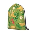 thumbnail image 2 of XMXT Unisex Drawstring Backpack for Women Men, Banana Cherry Pattern Waterproof Gym Bag String Bags for Shopping Sport Travel, m, 2 of 8