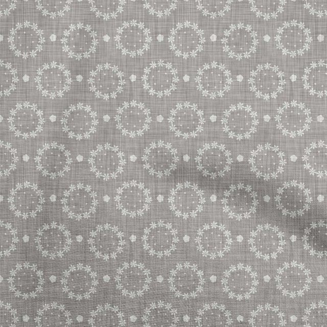 oneOone Cotton Poplin Dusty Gray Fabric Block Craft Projects Decor Fabric Printed By The Yard 56 Inch Wide-Q1