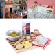 thumbnail image 2 of 1:12 huevos Dollhouse Miniature Food Kitchen leche pan en la tarjeta Mini Muebles Modelo de pastelería estación de juguete Decoración, 2 of 5