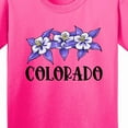 thumbnail image 4 of Inktastic Colorado Columbine Flowers Youth T-Shirt, 4 of 5