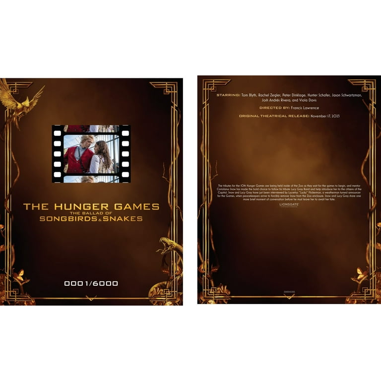 Hunger Games La Ballade du serpent et de l'oiseau chanteur [Steelbook] en  Blu-ray 4K UHD 2023
