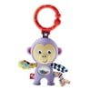 Fisher-Price Monkey Rattle with Fabric Arms and Connecting Ring for 6 Months & up