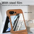 thumbnail image 4 of Magnetic Samsung Galaxy Z Flip 5 Case [Compatible with MagSafe],Anti-Fingerprint,Anti-Scratch,Ultra Slim Shockproof Luxury Samsung Galaxy Z Flip 5 Rugged Phone Cover Case,Brown, 4 of 10
