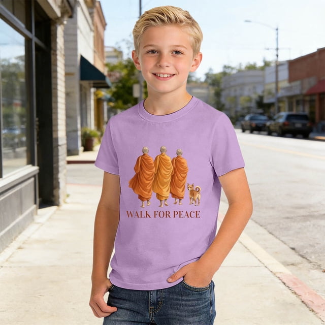 T-shirt Graphique Mignon à Manches Courtes pour Garçons, Doux et Décontracté, Confortable pour Jouer, Quotidien, avec Imprimé