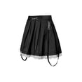 thumbnail image 3 of ZAXARRA Women Lace Skirt High-Waist Tummy Control Solid Color Half-Dress, 3 of 9