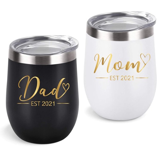 Gobelet Saint-valentin ma maman est ma valentine en acier inoxydable