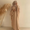 thumbnail image 2 of Dresses for Women 2025 Elegant Classy,plus size casual dresses,Trendy Maxi Dress Women Plus Size Batwing Sleeve Long Robe Elegant Abaya for All Occasions, 2 of 3