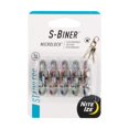 thumbnail image 1 of Mosquetón Nite Ize S-Biner MicroLock de acero inoxidable (paquete de 5), 1 of 8