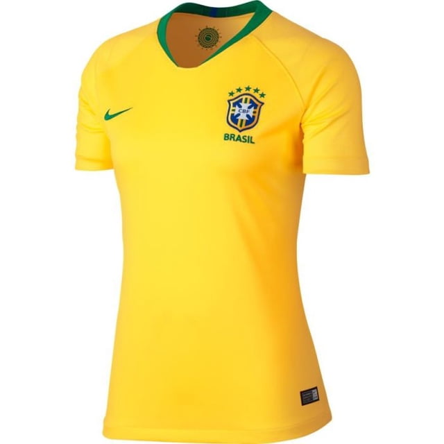 Jersey Playera Nike de la Seleccion Nacional de Brasil Para Mujer Talla Mediano (M)