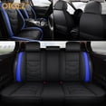 thumbnail image 2 of OTOEZ Car Seat Covers for For Honda Toyota Chevy Ford Nissan Front Rear Full Set Cushion Protector PU Leather Universal Fit, 2 of 9