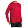 thumbnail image 4 of Mens Long Sleeve PosiCharge Competitor Polyester Tee Shirt True Red S, 4 of 8