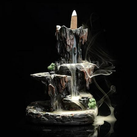 Waterfall Mountain Ceramic Smoke Backflow Incense Burner Holder With 7 Cones Walmart Com Walmart Com Waterfall Mountain Ceramic Smoke Backflow Incense Burner Holder With 7 Cones Walmart Com Walmart Com