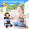 thumbnail image 6 of 13.4"/34cm Talking & Singing Jesus Plush Doll, Christian Stuffed Toy For Kids, Plays Bible Verses & Hymns, Religious Gift For Xmas, Christening, Baptism, Easter, Sunday School, Nursery Decor, 6 of 8