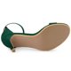 thumbnail image 5 of Sandalias De Tacón De Aguja Allegra K Gamuza Correa De Tobillo Verde 40, 5 of 7