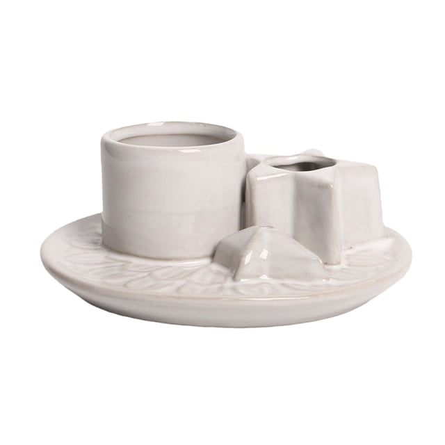 Velas para el Hogar Incense Stick Holder, Incense Stick Quemador de Cerámica, Candle Holder Colgando, Candle Holder Quemando, Colector de Cenizas, Yoga de Meditación, Decoración de la Oficina Del Hoga