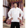 thumbnail image 1 of The Pirate Dressing C1108 Francis Drake Pirate Shirt- White - Extra Large, 1 of 1