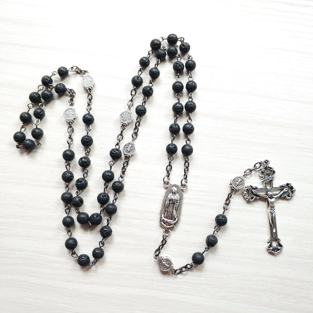 Labradorite 50 hot beads Rosary - Prayer Rope with 50 beads - Komboloi 50 beads Labradorite - Rosary with Silver Cross and Labradorite beads