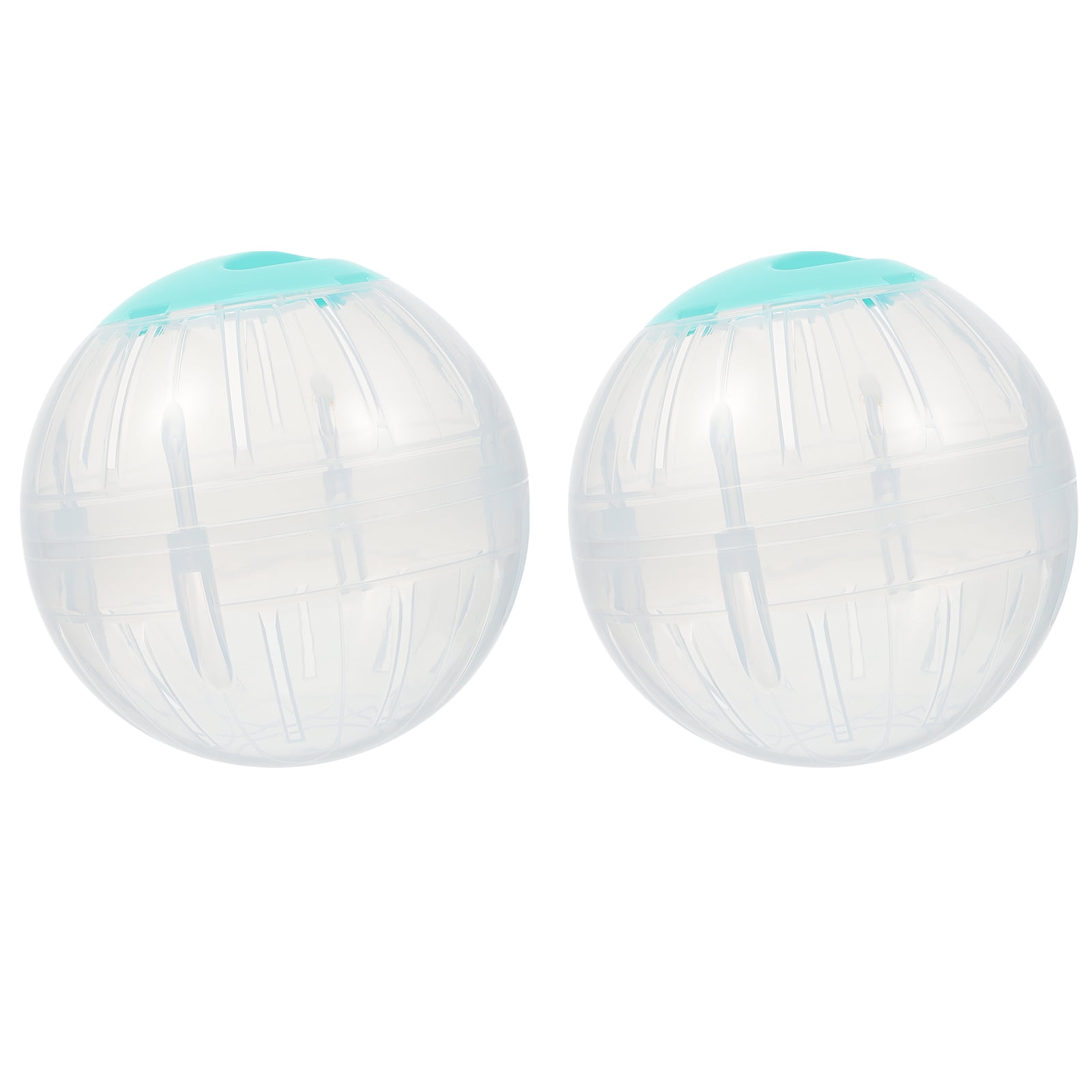 FOMIYES 2Pcs Hamster Running Balls Blue Portable Exercise Wheels for Small Pets Cage Accessories