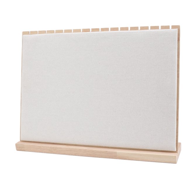 Necklace Display Stand, Wooden Jewelry Display Stand 16 Slots Detachable Strong Structure For Jewelry Shop