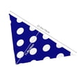 thumbnail image 5 of Bingfone Navy And White Polka Dot -Washable Dog Scarf Triangle Adjustable Puppy Bandana Bib Handkerchief for Medium Large Dog Cat, 5 of 8