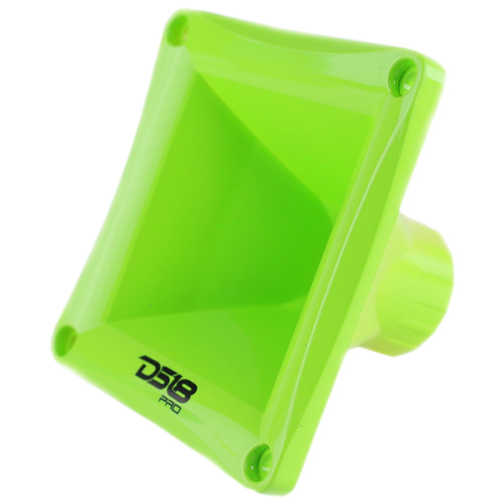 DS18 Green PVC Plastic Horn Universal TwistOn ScrewOn for Drivers PRO