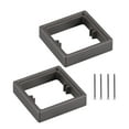 thumbnail image 3 of jifeng 2Pcs Single Socket Spacers Cable Box Heightening Pad for Home Bedroom Office gray, 3 of 9