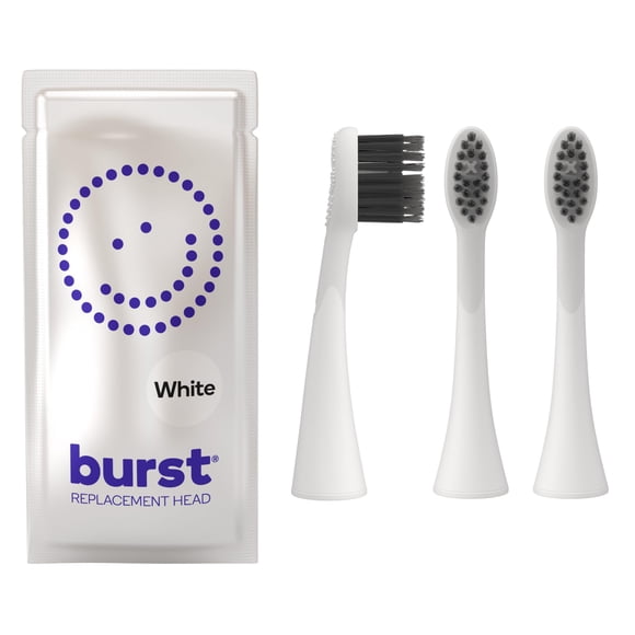 Cabezales de repuesto para cepillo de dientes sónico original BURST, paquete de 3