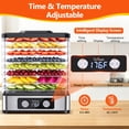 thumbnail image 3 of TNTANTS Food Dehydrator, 8 Trays Electric Dehydrator with Adjustable 48H Timer & 95-176℉ Temperature Control, Dehydrator for Food and Jerky, Fruits, Veggies, Pet Treats, 3 of 11