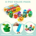 thumbnail image 3 of JOYFY 8 Pcs Easter Science Experiment Eggs,Eggs Prefilled with Science Activity Kit,Easter Hunt,Basket Stuffer Filler,Party Favor,STEM Project Gifts for Boys & Girls, 3 of 8