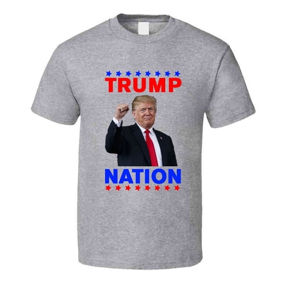 TrendyTees Trump Nation Relaxed Fit Solid Print T-Shirt (Men's)